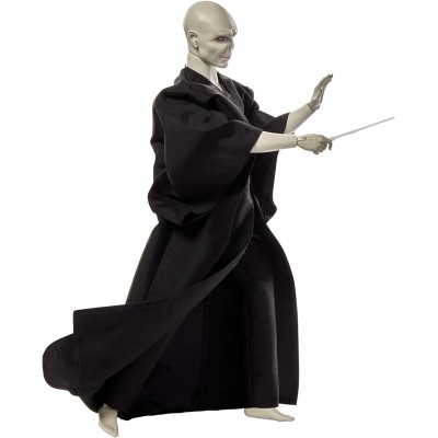 Mattel HTM15 Harry Potter Lord Voldemort articolata con abiti ispirati al  film e accesorio bacchetta in