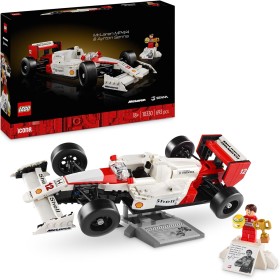 LEGO Icons 10330 McLaren MP4/4 e Ayrton Senna Modellino di Auto da Corsa con Minifigure Replica Iconica Monoposto F1 LEGO Icons 10330 McLaren MP4/4 e Ayrton Senna Modellino di Auto da Corsa con Minifigure Replica Iconica Monoposto F1