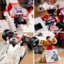 LEGO Icons 10330 McLaren MP4/4 e Ayrton Senna Modellino di Auto da Corsa con Minifigure Replica Iconica Monoposto F1