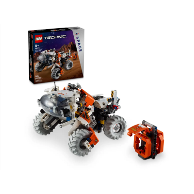 Lego Technic 42178 Loader spaziale LT78 veicolo spaziale dotato di sterzo, gru articolata e cabina per operatore