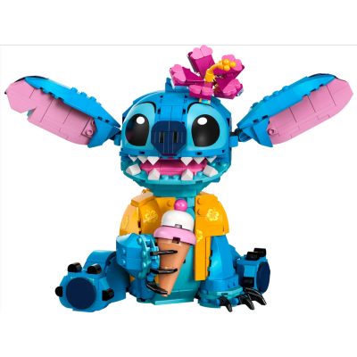 Lego Disney 43249 Stitch personaggio con testa e orecchie articolate