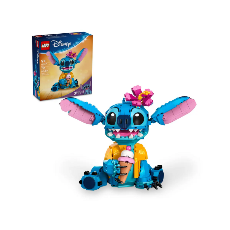 Lego Disney 43249 Stitch personaggio con testa e orecchie articolate