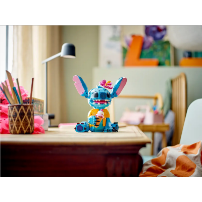 Lego Disney 43249 Stitch personaggio con testa e orecchie articolate