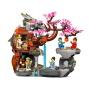 Lego Ninjago 71819 Santuario della pietra del drago con 6 minifigure drago in pietra e ciliegio in fiore