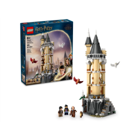Lego Harry Potter 76430 Guferia del Castello di Hogwarts con 6 gufi e 3 minifigure