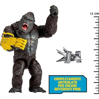 MonsterVerse 35204 The New Empire - Kong con Beast Glove personaggio articolato da 15cm