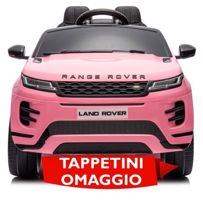 Auto Elettrica Macchina per Bambini 12V Range Rover Evoque con Tappetini in Omaggio