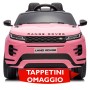 Auto Elettrica Macchina per Bambini 12V Range Rover Evoque con Tappetini in Omaggio