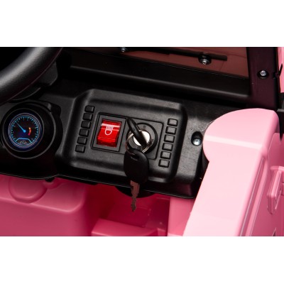 Auto Elettrica Macchina per Bambini Fuoristrada Off-Road con Sedile in Pelle e Telecomando 12V Full Optional