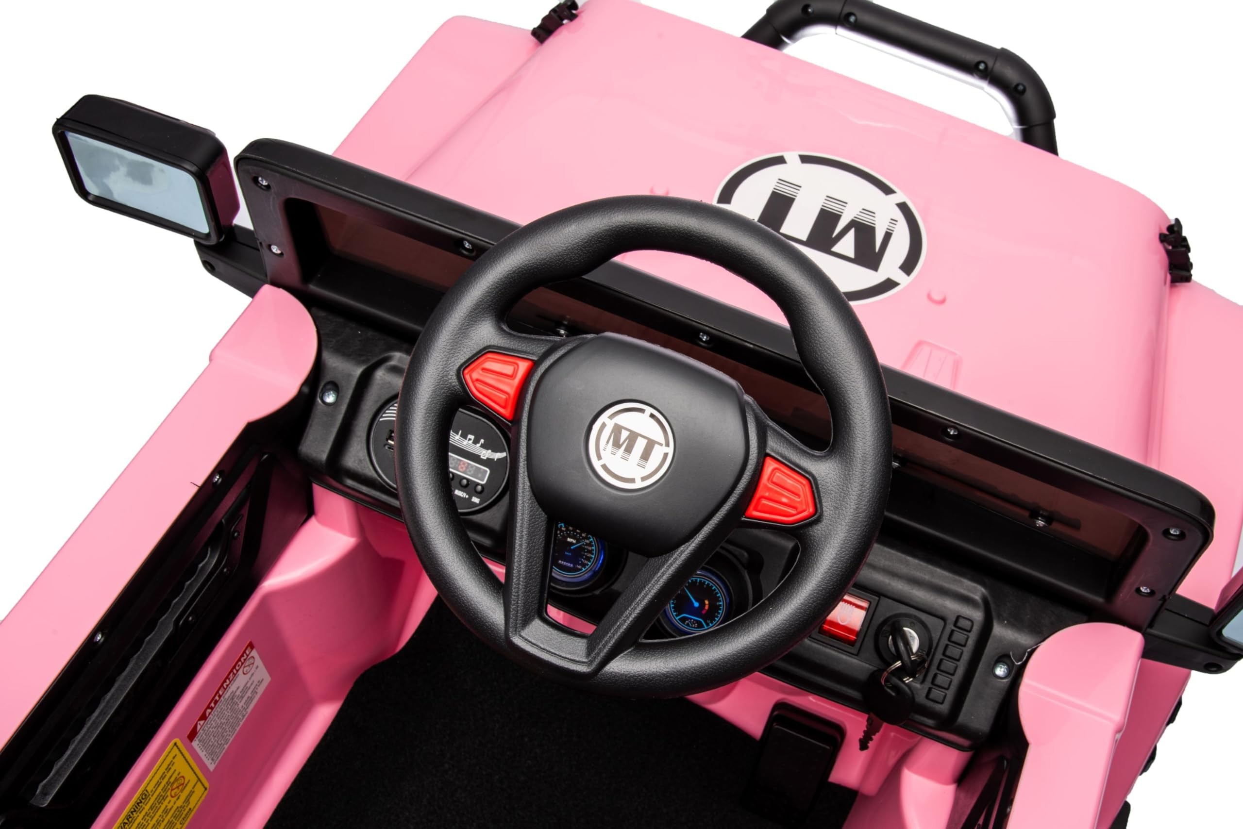 Auto Elettrica Macchina per Bambini Fuoristrada Off-Road con Sedile in Pelle e T - Foto 41 di 90
