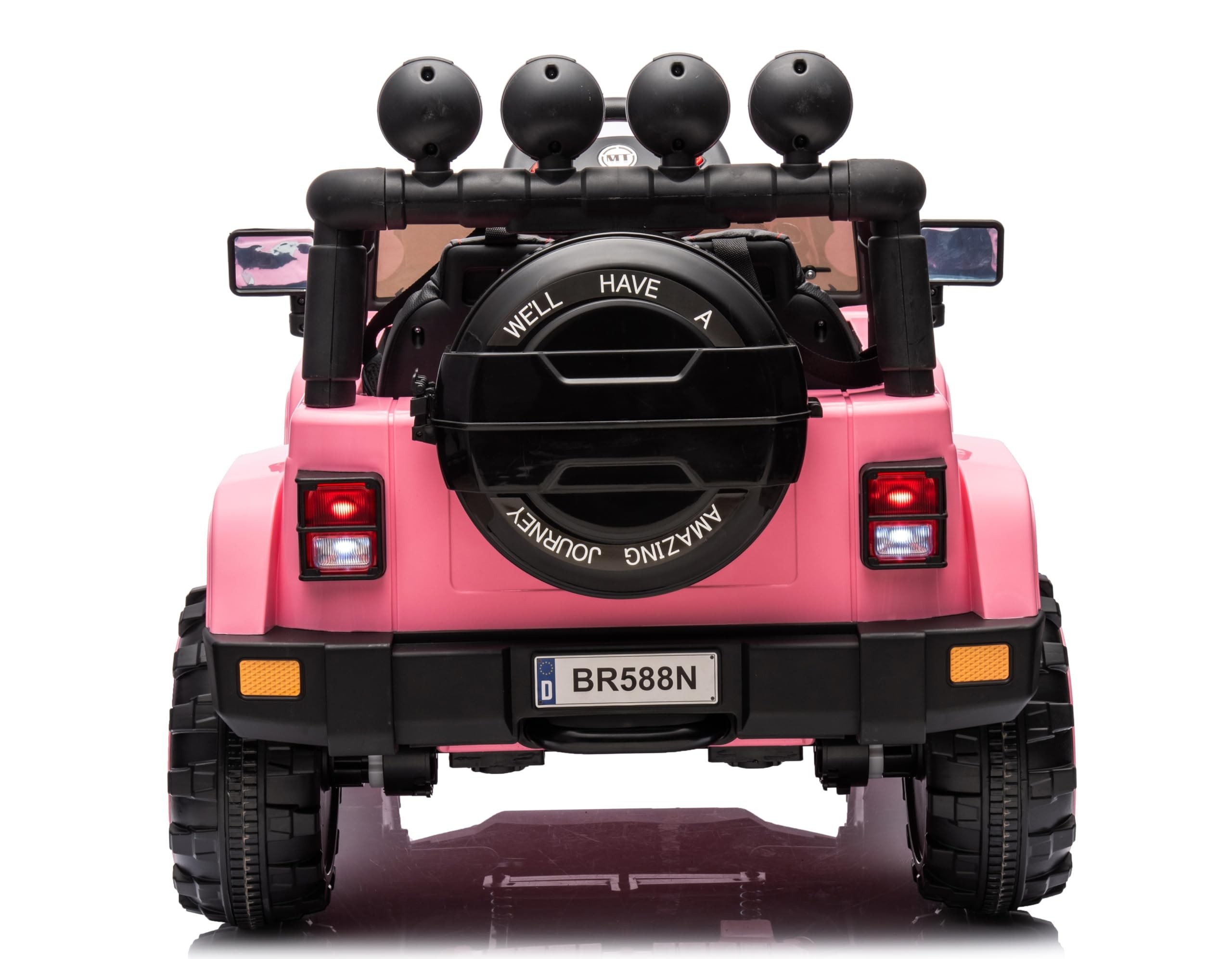 Auto Elettrica Macchina per Bambini Fuoristrada Off-Road con Sedile in Pelle e T - Foto 37 di 90