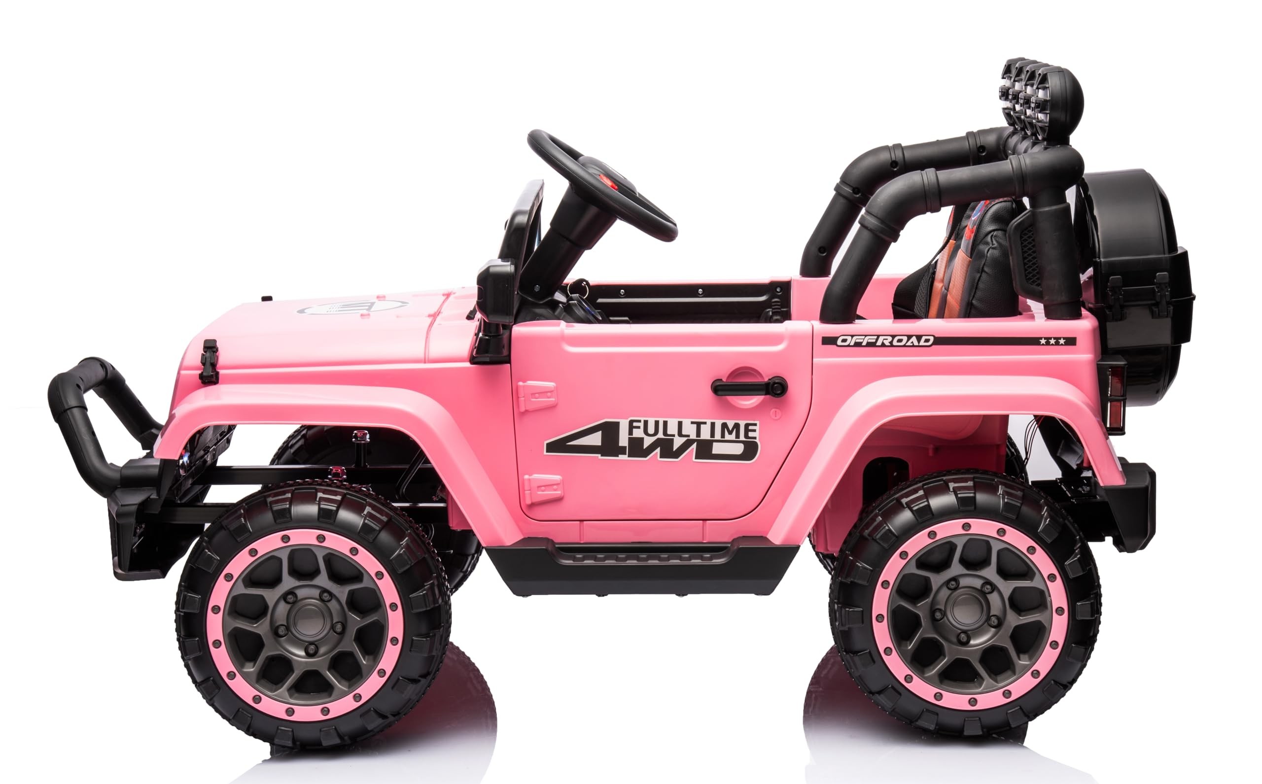 Auto Elettrica Macchina per Bambini Fuoristrada Off-Road con Sedile in Pelle e T - Foto 36 di 90