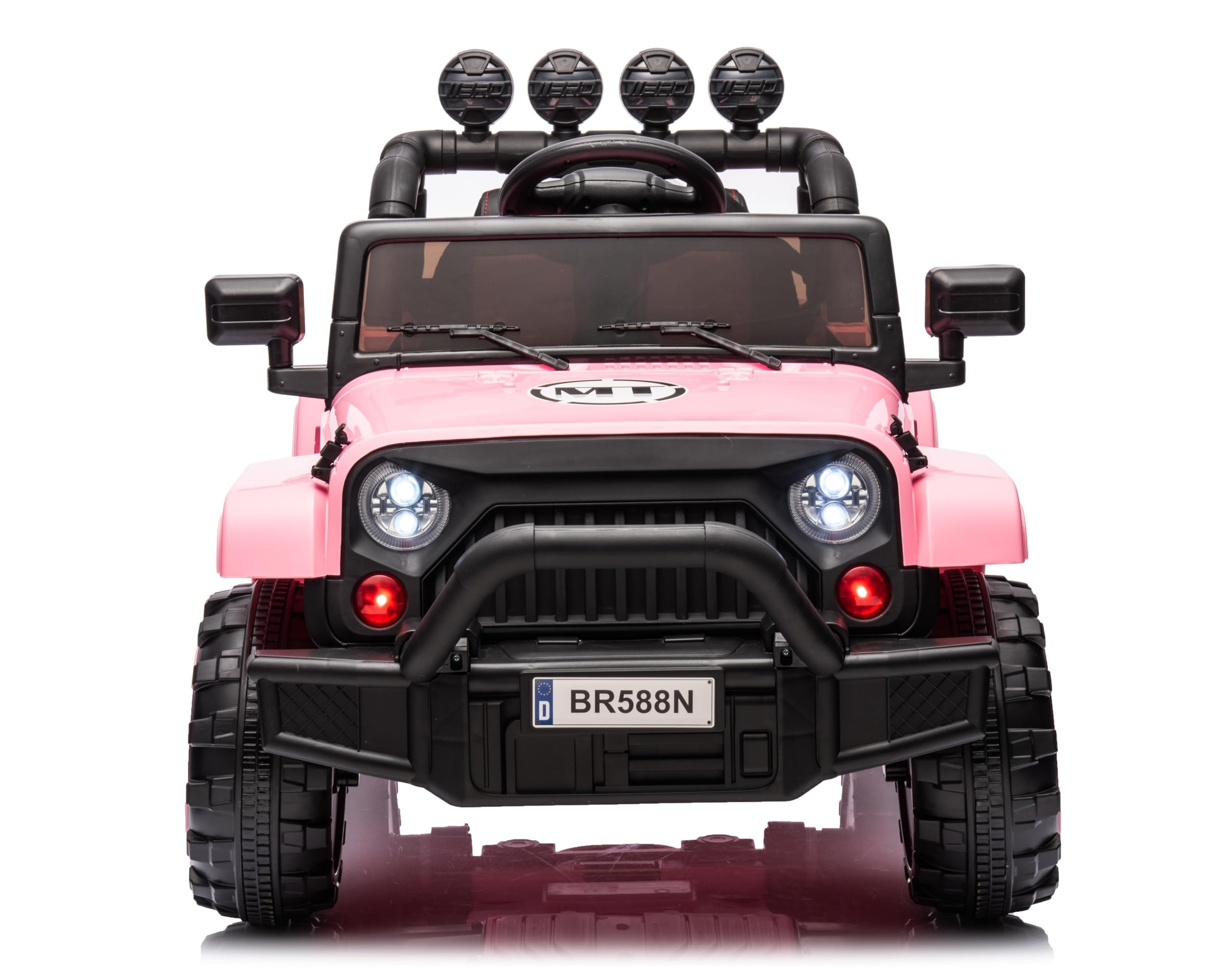 Auto Elettrica Macchina per Bambini Fuoristrada Off-Road con Sedile in Pelle e T - Foto 35 di 90