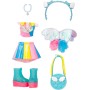 IMC Toys 913097 BFF BY CRY BABIES Jenna Fashion con lunghi Capelli vestiti in tessuto e 9 accessori