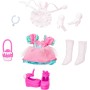IMC Toys 913073 BFF BY CRY BABIES Coney Fashion con lunghi Capelli vestiti in tessuto e 9 accessori