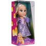 Jakks Pacific 230154 Disney Princess Rapunzel da 38cm con abito con dettagli glitterati Tiara e Scarpette coordinate