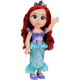 Jakks Pacific 230124 Disney Princess Ariel da 38cm con abito glitterato tiara e scarpette coordinate