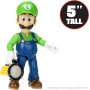 Jakks Pacific 417174 Super Mario Movie Nintendo Luigi Action Figure da 13cm con accessori