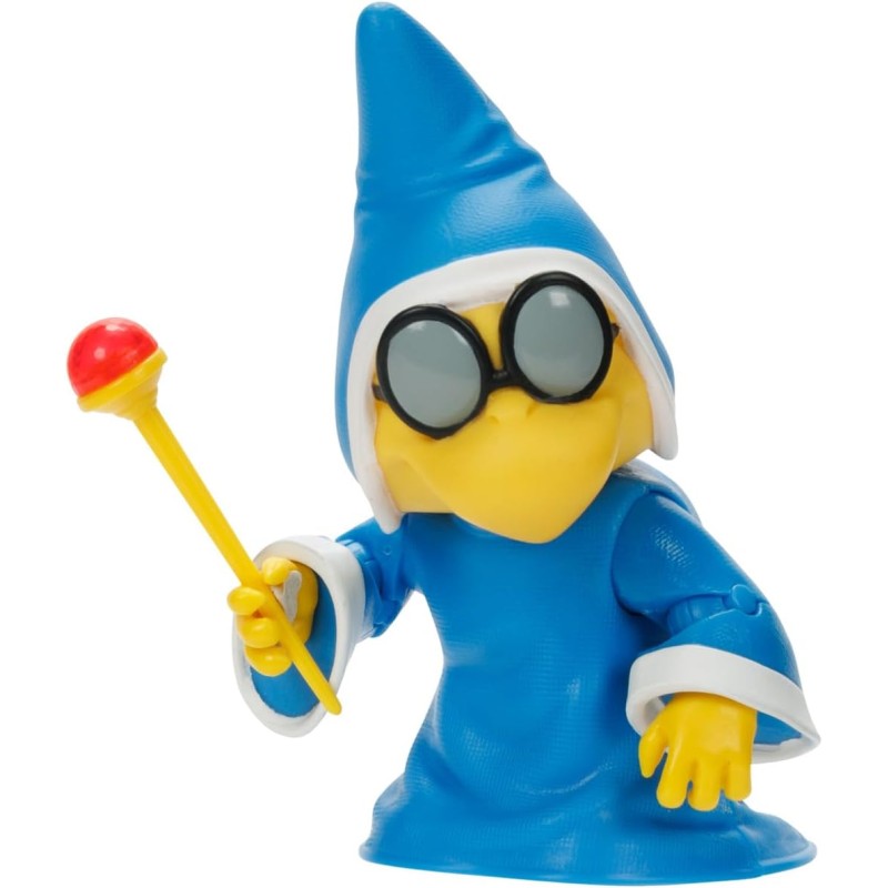 Jakks Pacific 417314 Super Mario Movie Action figure Magikoopa da 13cm articolata con bacchetta magica