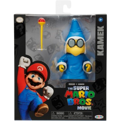 Jakks Pacific 417314 Super Mario Movie Action figure Magikoopa da 13cm articolata con bacchetta magica