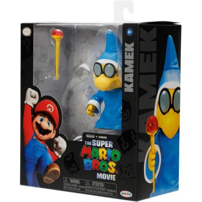 Jakks Pacific 417314 Super Mario Movie Action figure Magikoopa da 13cm articolata con bacchetta magica