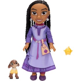 Jakks Pacific 229984 Disney Princess Wish Asha da 38cm con Valentino e Stella