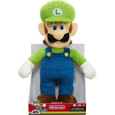 Jakks Pacific 644574 Nintendo Super Mario Peluche Luigi Plush 30 cm