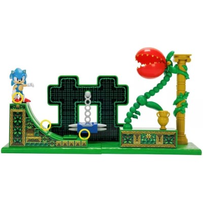 Jakks Pacififc 418874 Sonic The Hedgehog Action Figure 2,5" Stardust Speedway Zone Playset