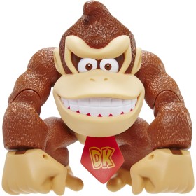 Jakks Pacific 761984 Nintendo Super Mario Action figure Donkey Kong da 15cm con multeplici punti di articolazioni
