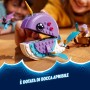 LEGO DREAMZzz 71472 La Mongolfiera-Narvalo di Izzie con Animali Marini e Balena Trasformabile Salva Bunchu da un Mostro