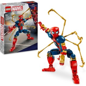 LEGO Marvel 76298 Iron Spider-Man Snodabile Action Figure con 4 Braccia