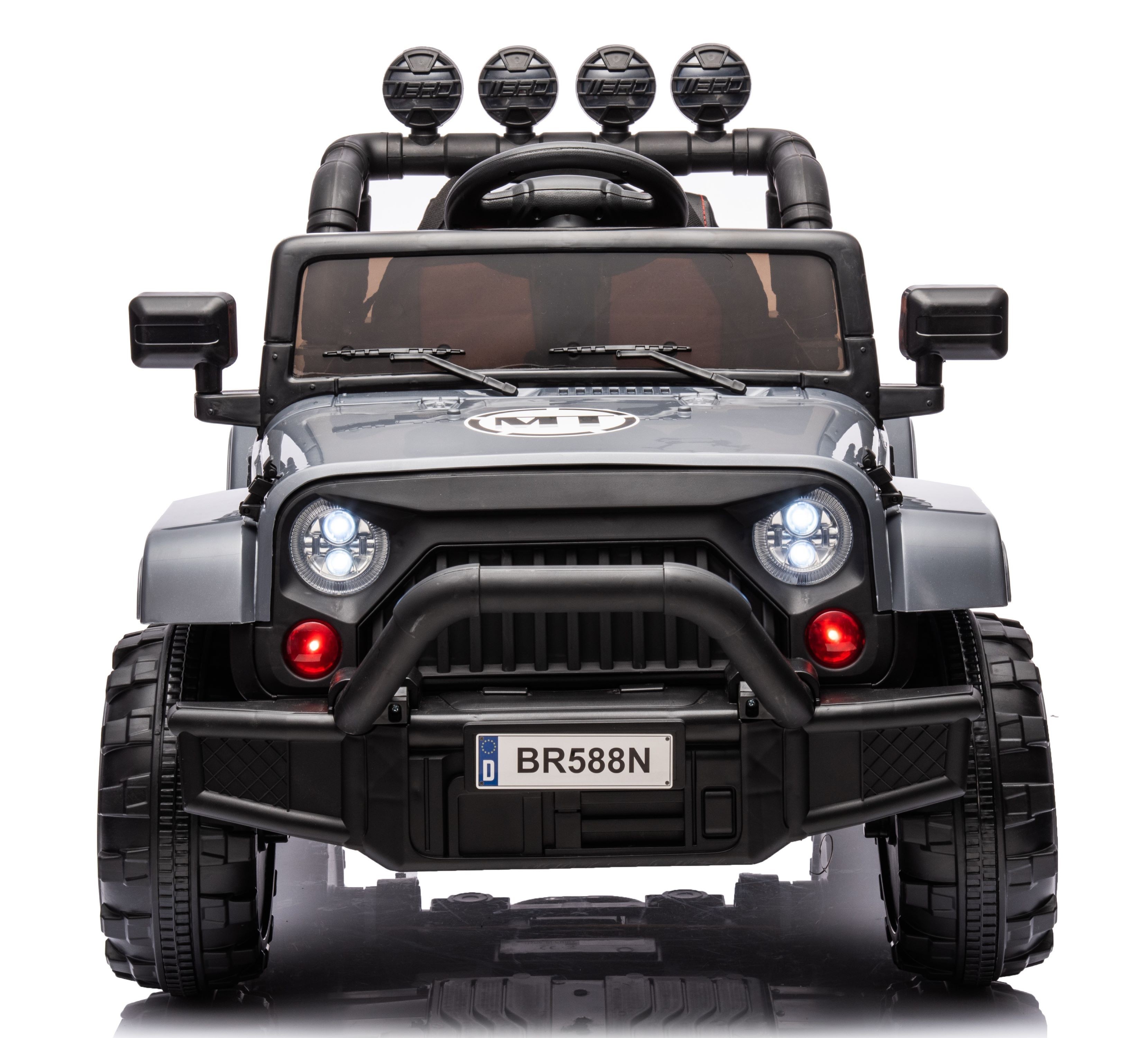 Auto Elettrica Macchina per Bambini Fuoristrada Off-Road con Sedile in Pelle e T - Foto 64 di 90