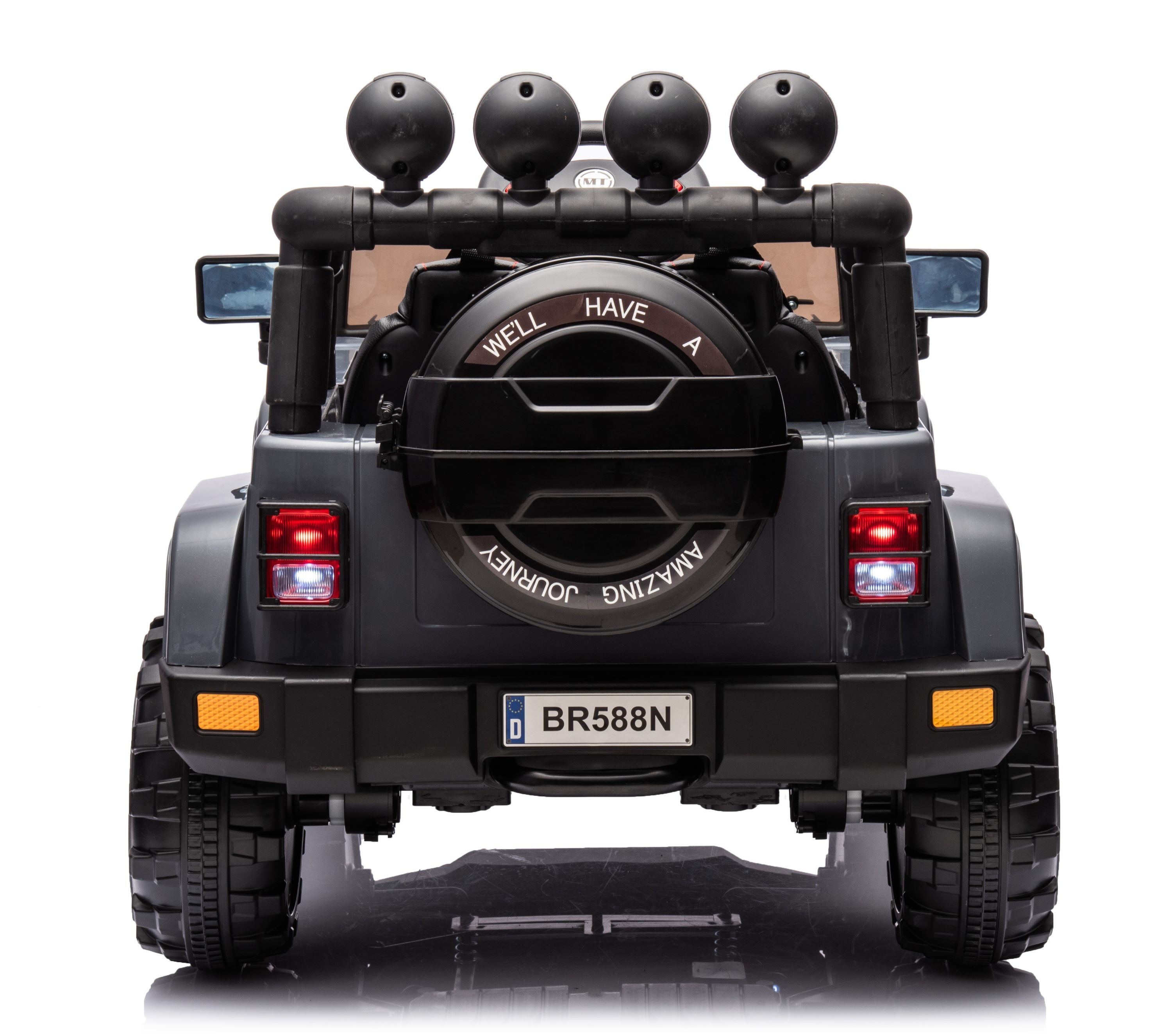 Auto Elettrica Macchina per Bambini Fuoristrada Off-Road con Sedile in Pelle e T - Foto 67 di 90