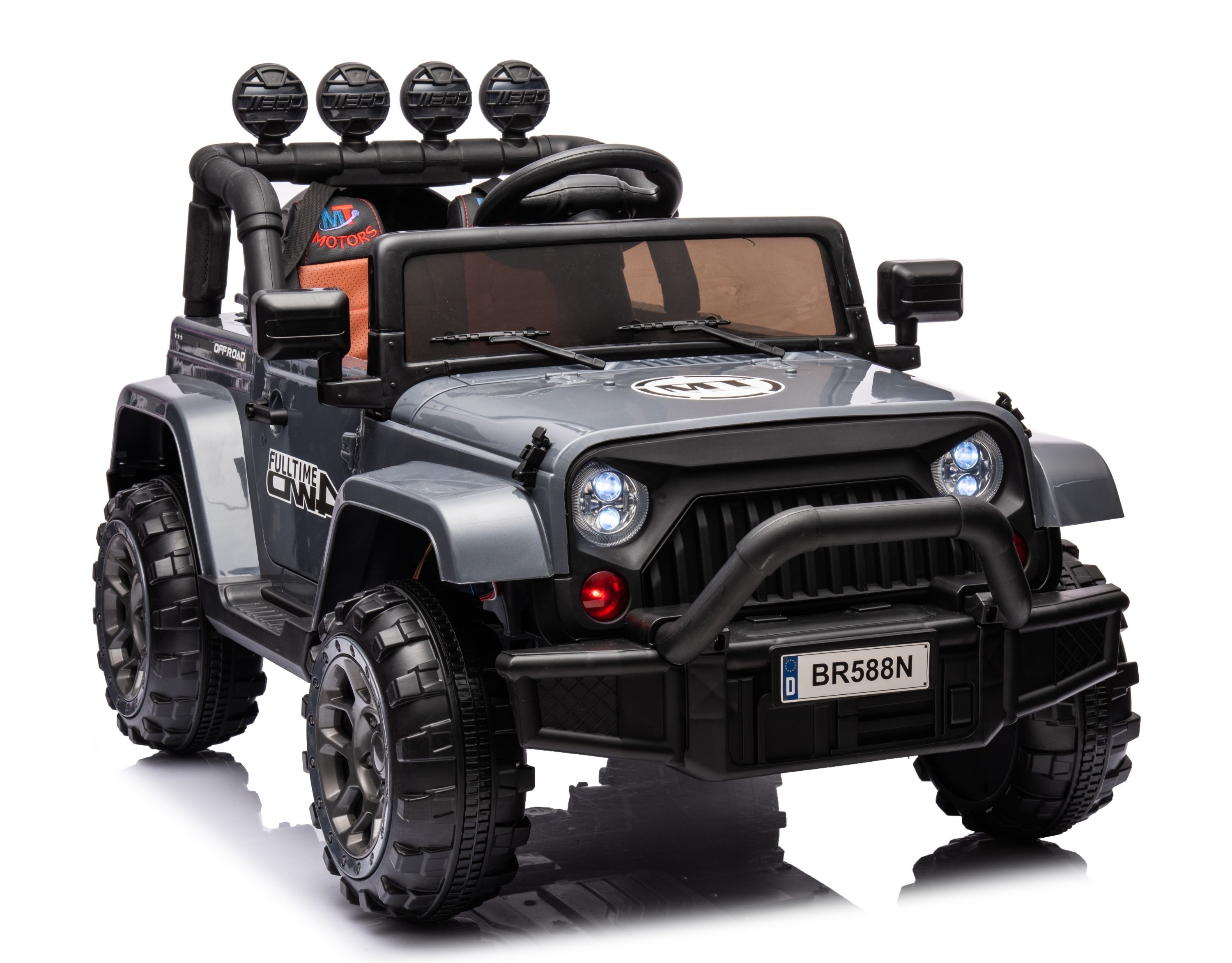 Auto Elettrica Macchina per Bambini Fuoristrada Off-Road con Sedile in Pelle e T - Foto 72 di 90