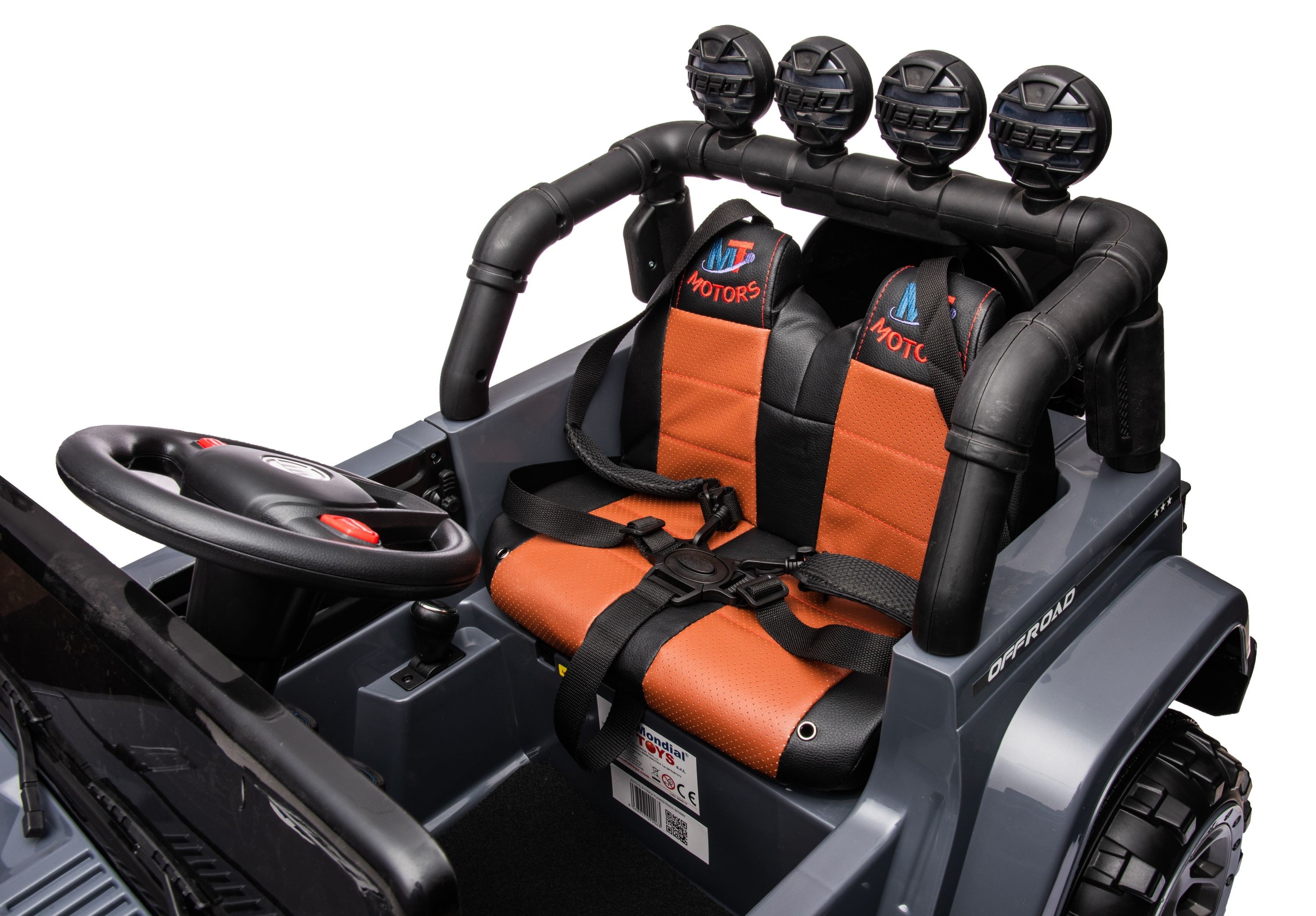 Auto Elettrica Macchina per Bambini Fuoristrada Off-Road con Sedile in Pelle e T - Foto 69 di 90