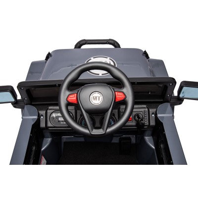 Auto Elettrica Macchina per Bambini Fuoristrada Off-Road con Sedile in Pelle e Telecomando 12V Full Optional