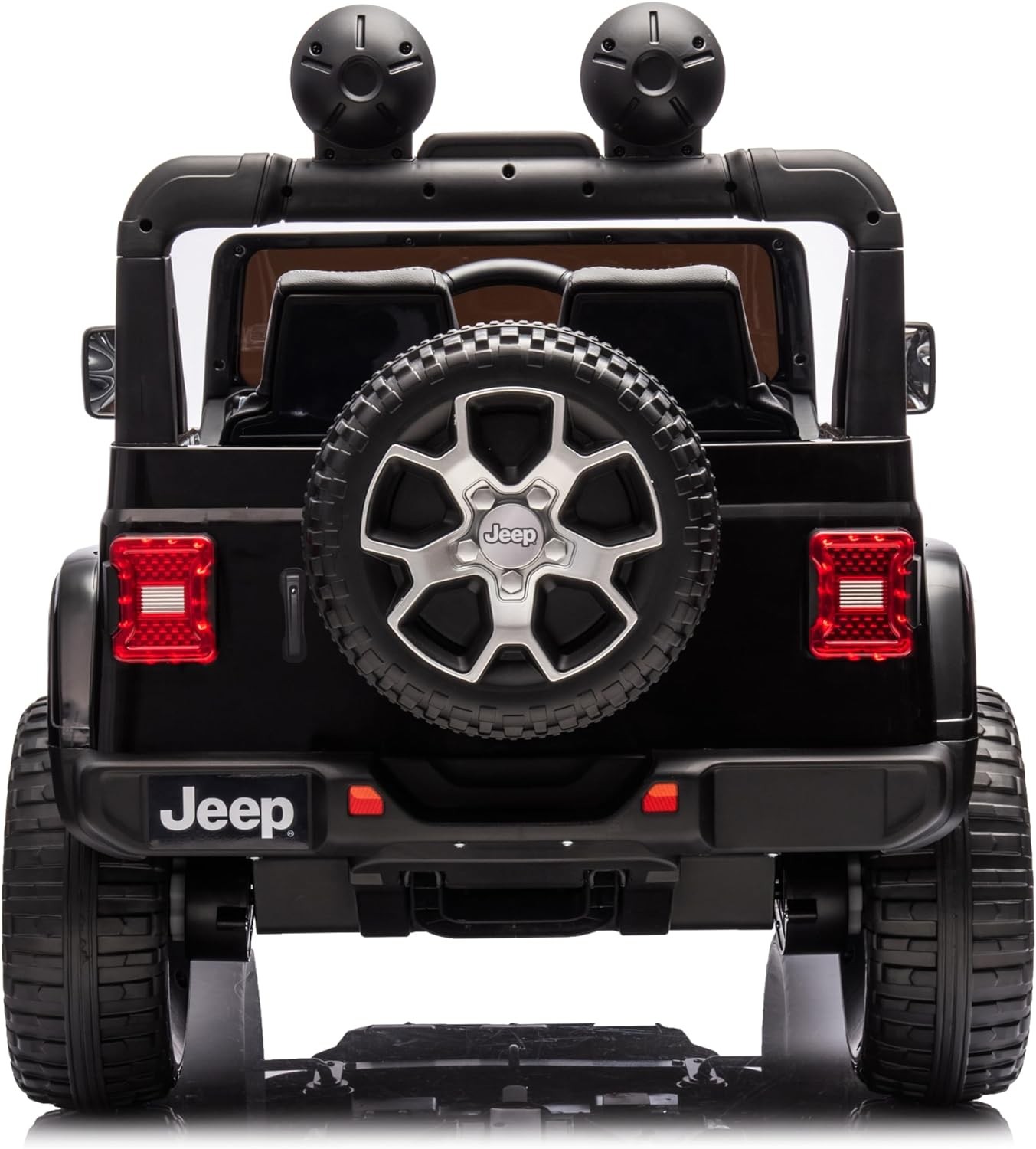 Auto Elettrica per Bambini 2 Posti Jeep Wrangler 12V Ruote in Gomma - Foto 17 di 50