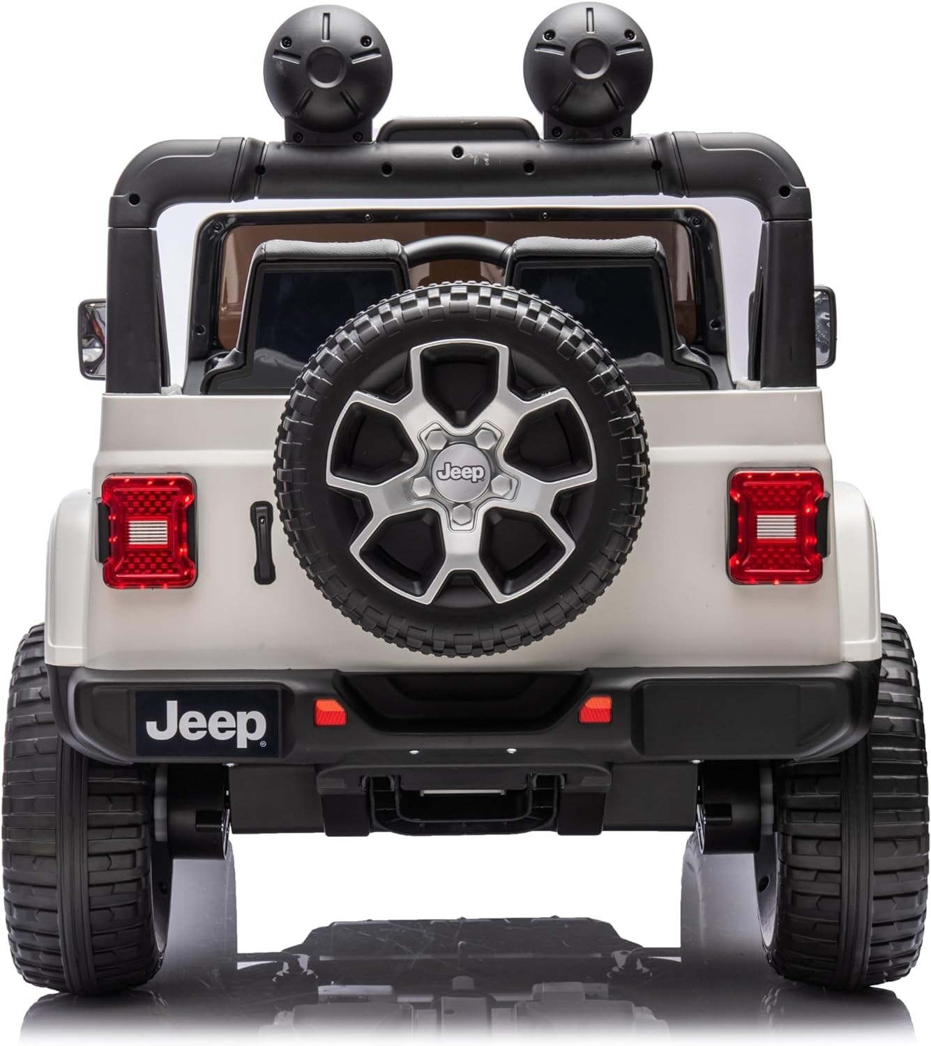 Auto Elettrica per Bambini 2 Posti Jeep Wrangler 12V Ruote in Gomma - Foto 27 di 50