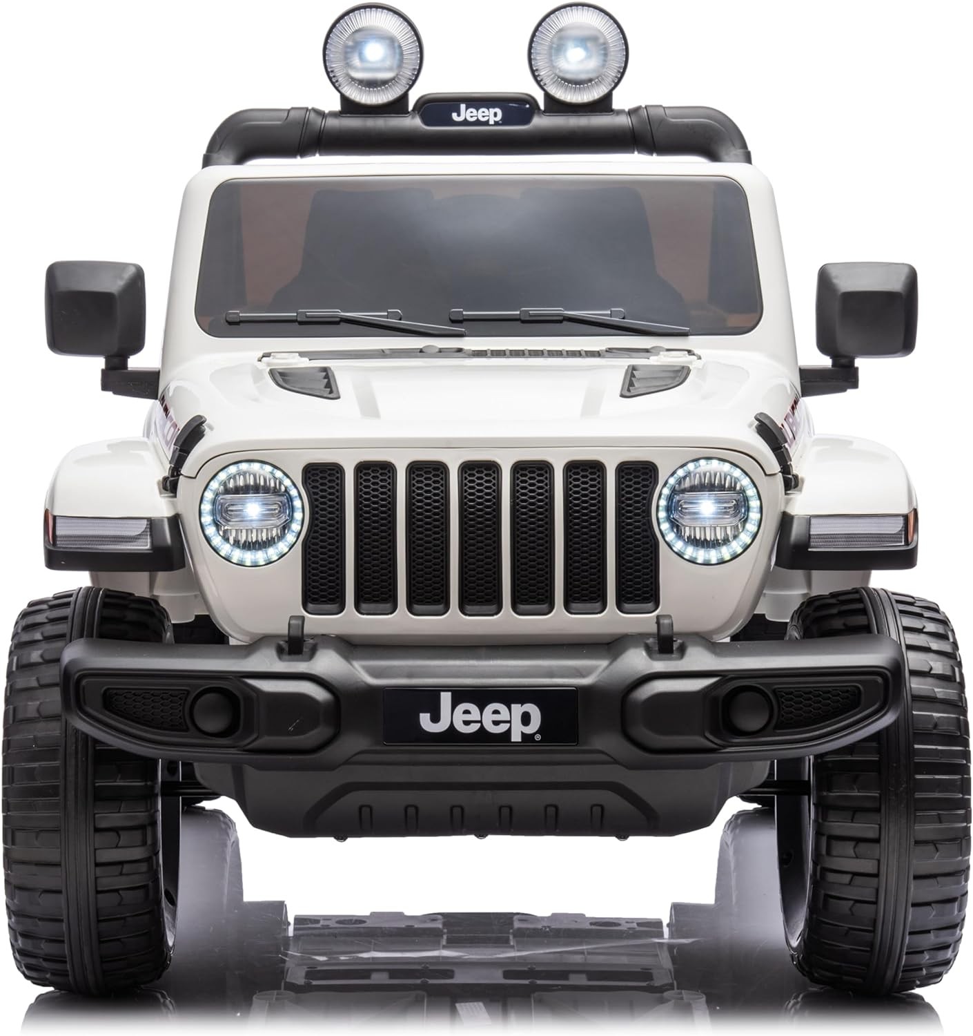 Auto Elettrica per Bambini 2 Posti Jeep Wrangler 12V Ruote in Gomma - Foto 25 di 50