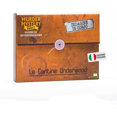 YAS Games L'Unico in Italiano 33280 Murder Mystery - Le Cantine Underwood