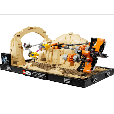Lego Star Wars 75380 Diorama Gara dei sgusci su Mos Espa