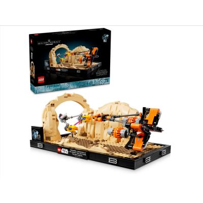 Lego Star Wars 75380 Diorama Gara dei sgusci su Mos Espa