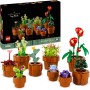 LEGO Icons 10329 Piantine Set Collezione Botanica con Fiori Artificiali in Vaso Color Terracotta da Costruire