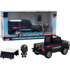 Giochi Preziosi CBN03000 Carabinieri con Jeep e Action Hero Carabiniere da 7cm del 1° Reparto Mobile
