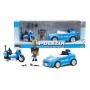 Giochi Preziosi PL102000 Set Polizia con auto e moto di pattuglia e personaggio alto 7cm