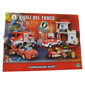 Giochi Preziosi VGL03000 Vigili del Fuoco autobotte con minifigura alta 7cm