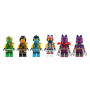 Lego Ninjago 71820 Cingolato del Team Ninja con 6 minifigure e Accessori da battaglia