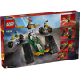 Lego Ninjago 71820 Cingolato del Team Ninja con 6 minifigure e Accessori da battaglia