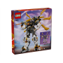 Lego Ninjago 71821 Mech drago titanio di Cole robot snodabile con minifigure e spade Katana dorate