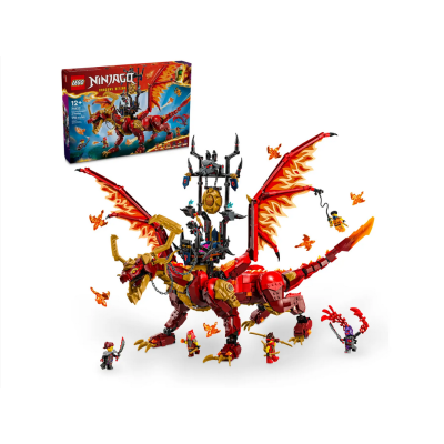 Lego Ninjago 71822 Drago-Sorgente del Movimento con 6 minifigure